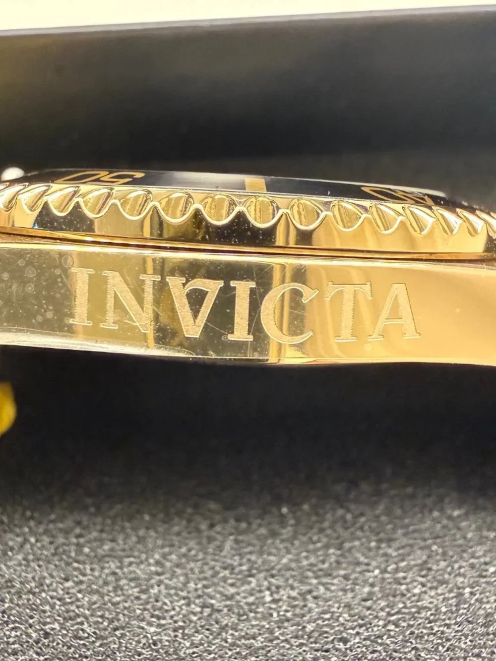 $249 Invicta Pro Diver Currentwave Mens Quartz 43mm Steel Gold Watch (30026) NIB